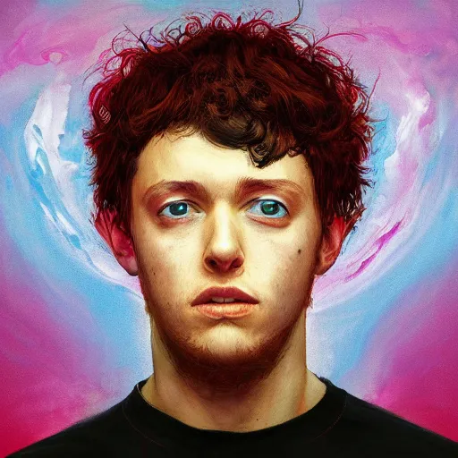 Prompt: euphoria album art cover by sam spratt