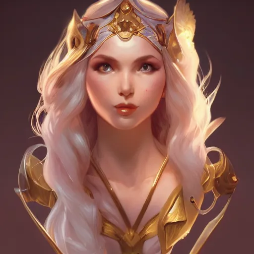 Prompt: lux from league of legends, model, intricate, elegant, highly detailed, ray tracing, digital painting, artstation, concept art, smooth, sharp focus, illustration, art by artgerm and greg rutkowski and alphonse mucha, 8 k
