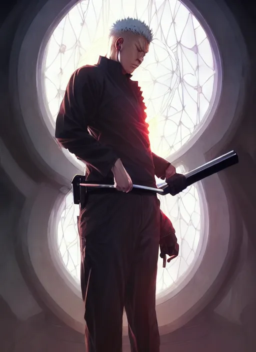 Prompt: ultra realistic illustration, jujutsu kaisen. intricate, elegant, highly detailed, digital painting, artstation, concept art, smooth, sharp focus, illustration, art by artgerm and greg rutkowski and alphonse mucha and wlop