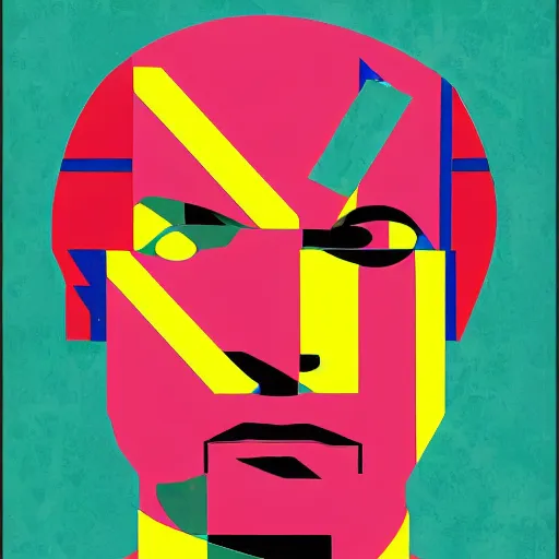 Image similar to Geometrical Suprematist art of Saul Goodman, by Nina Kogan