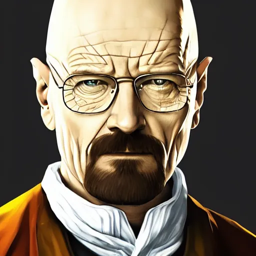 Image similar to walter white in the style of europa universalis iv, fantasy, portrait, highly detailed, digital painting, trending on artstation, concept art, sharp focus, illustration, art by artgerm and greg rutkowski and magali villeneuve