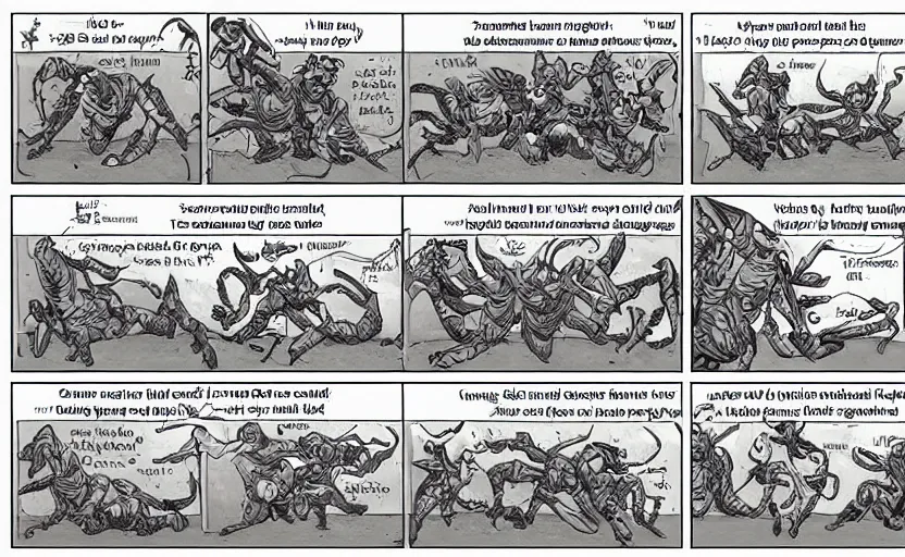 Image similar to transformation sequence, growth sequence, sequential art, comic strip, ultra detailed