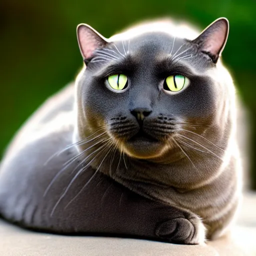 Prompt: a cat - seal - hybrid, animal photography