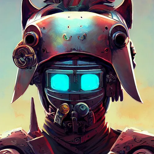 Image similar to cyberpunk viking helmet mask warrior goddess robot ninja fantasy, art gta 5 cover, official fanart behance hd artstation by jesper ejsing, by rhads, makoto shinkai and lois van baarle, ilya kuvshinov, ossdraws