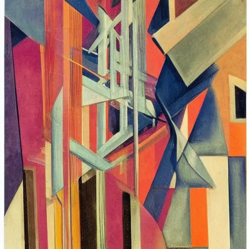 Prompt: by francesco borromini, by wilfredo lam, by raymond duchamp - villon versacci soft, colorful. a beautiful experimental art. it turned out that some crooked things looked even worse when straightened. some tangled knots only made sense once unraveled.