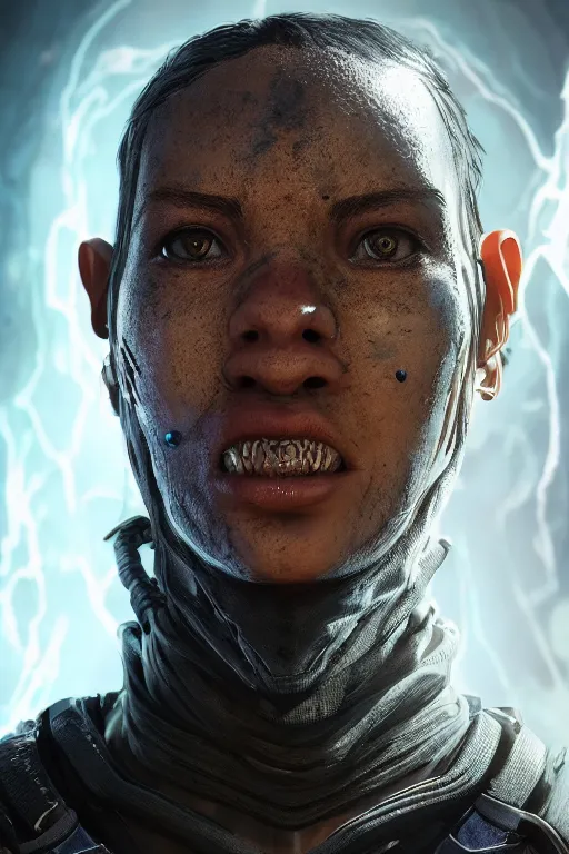 Image similar to ultra realistic facial portrait of wraith from apex legends, digital art, character portrait, highly detailed, trending on artstation, lens flare, atmosphere, hyper realistic, cinematic lightning, sharp focus, unreal engine 5, extreme details perfect face, pretty face, fine - face, illustration, 8 k, ultra texture, masterpiece