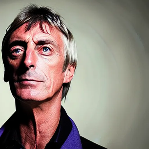 Image similar to paul weller as a cyborg