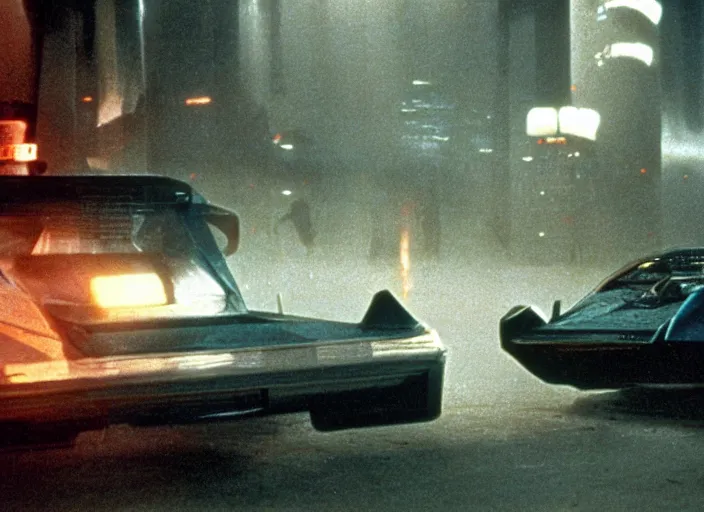 Image similar to vehicle from the 1972 science fiction film Blade Runner