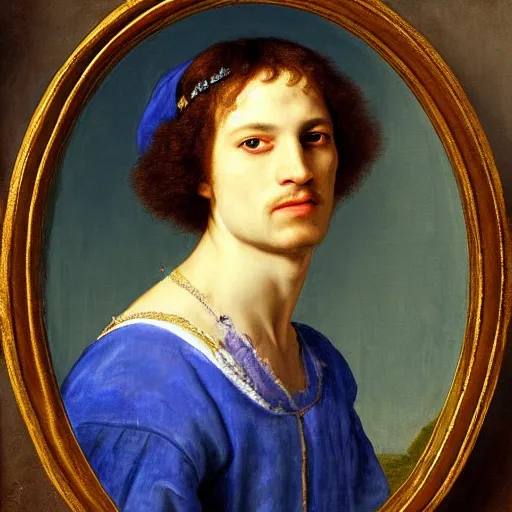 Image similar to renaissance portrait of The Artist Formerly Known As Prince, masterpiece by Eugene de Blaas