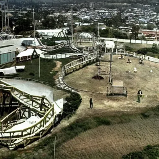 Image similar to old photos of the 1 9 9 0 s potato theme park in queensland