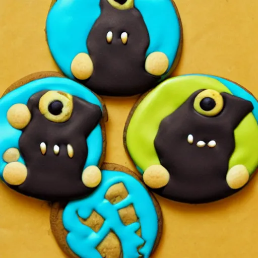 Prompt: how to train your dragon, but with cookies