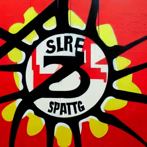 Image similar to graffiti, splash painting by shepard fairey