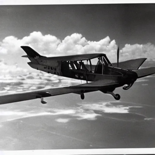 Image similar to Iguana flying a plane, vintage photograph