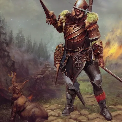 Image similar to ivan the fantasy warrior.