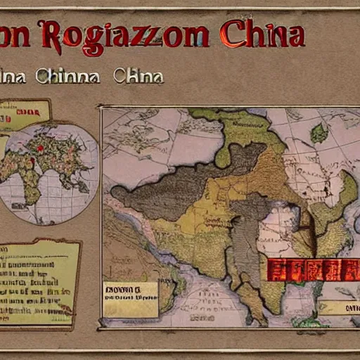 Prompt: romans colonize china