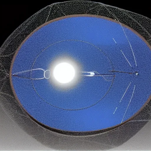 Image similar to Droplets are unmanned, teardrop-shaped probes, and the first Trisolaran spacecraft encountered by humanity. They are made of metal modified with an effect that extends the strong interaction to ranges similar to those of chemical bonds. The resulting substance is perfectly smooth, mirrored and completely crystalline in structure down to the individual atom.