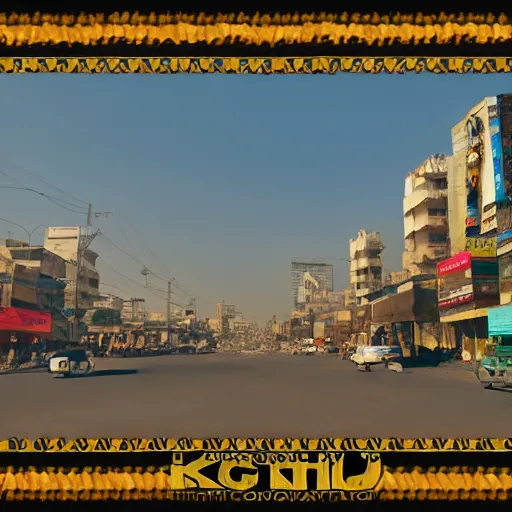 Image similar to Karachi, cinematic, digital art