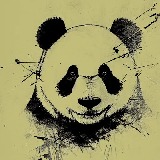 Cute Panda Drawing Confusion_ - Illustrations ART street