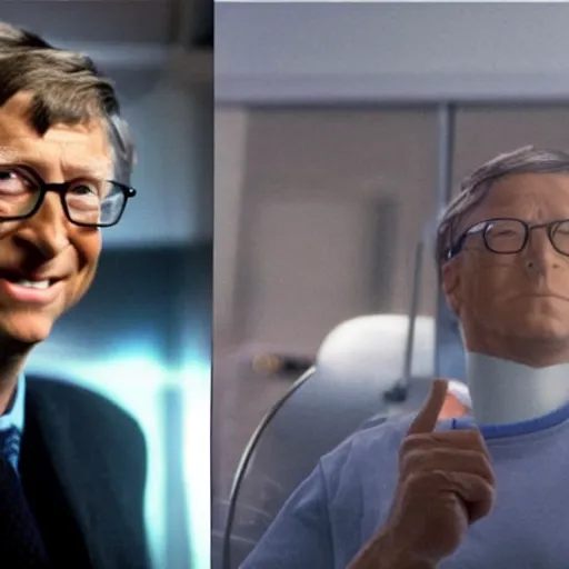 Prompt: Bill Gates as the T-1000