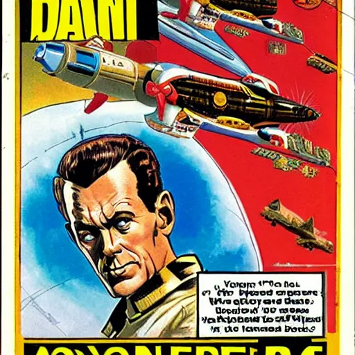 Image similar to adventures of dan dare