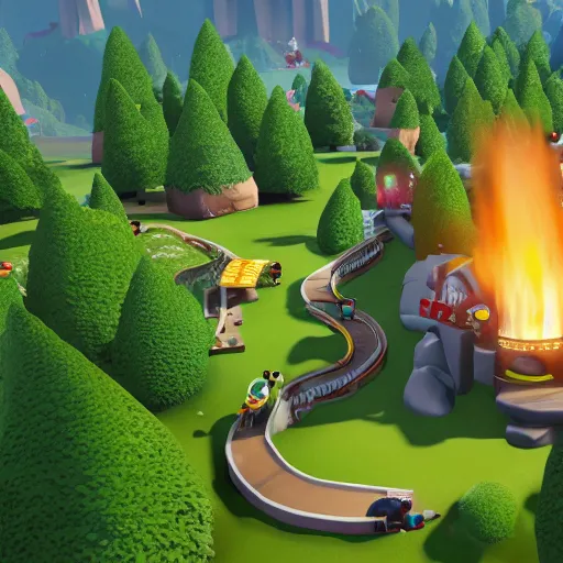 Image similar to btd 6 monkey unreal engine render