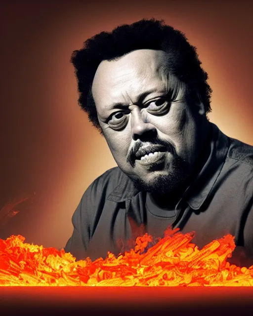 Prompt: disney pixar portrait 8 k photo of charles mingus on a smoky stage : : by weta, greg rutkowski, wlop, ilya kuvshinov, rossdraws, artgerm, annie leibovitz, rave, unreal engine, alphonse mucha : :