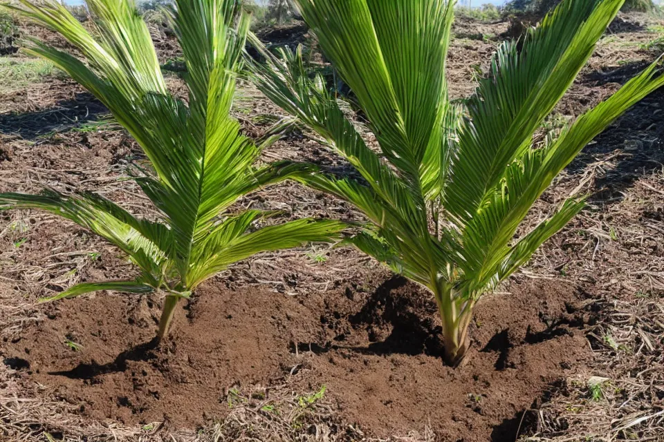 Image similar to a huge palm poking out of the ground, pegricter.