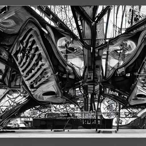 Image similar to black and white surreal photograph, highly detailed vast space made of stairsteps, sideview, detailed textures, natural light, mist, architecture photography, film grain, soft vignette, sigma 1 4 mm f / 1. 4 1 / 1 0 sec shutter, imax 7 0 mm footage