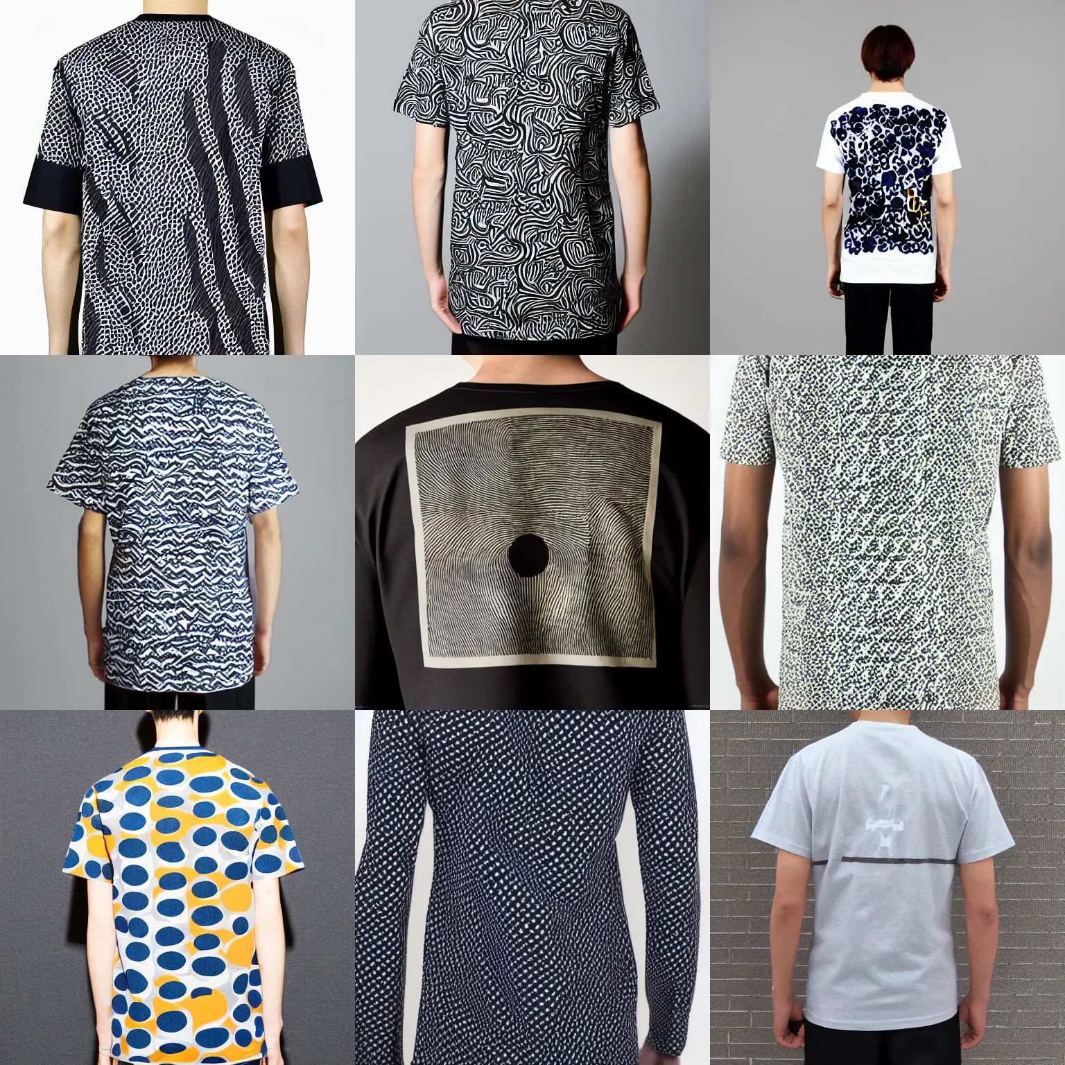 marimekko Tsutsugaki men's t-shirt design back | Stable Diffusion | OpenArt