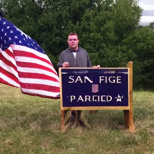 Image similar to 🐏 Sage: I am a patriot, Raymond Flint is the true American hero.