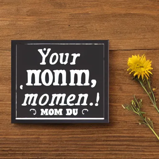 Prompt: your ((mom))