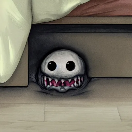 Image similar to the monster from under the bed