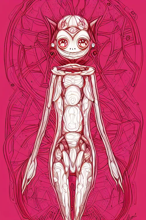 Image similar to radish humanoid, symmetrical, highly detailed, digital art, sharp focus, trending on art station, anime art style