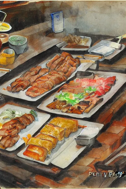 Image similar to korean bbq by jerry pinkney