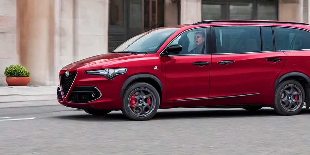 Image similar to 2022 Alfa Romeo Minivan