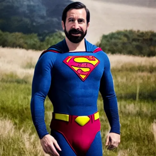 Image similar to santiago abascal as superman