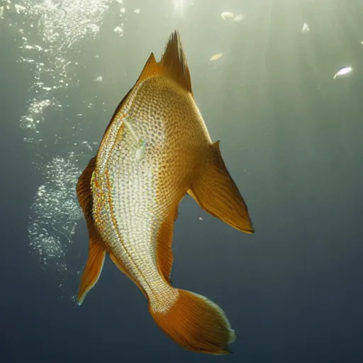 Prompt: photo of an aquatic underwater fish horse