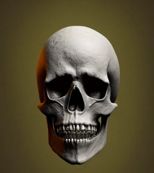 Image similar to skull with ivy, unreal engine 5, octane render, trending on artstation by zdislaw beksinski