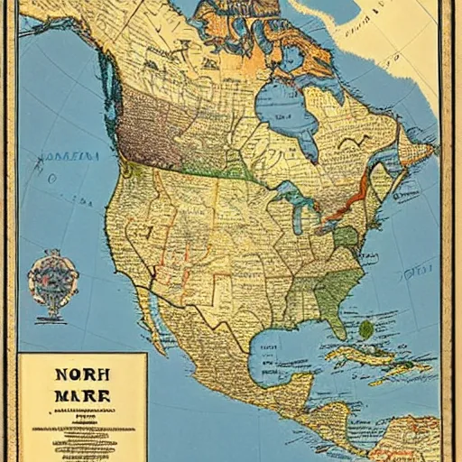 Image similar to north american map with names