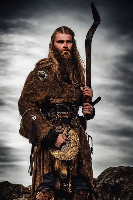 Image similar to old editorial vintage full body photo of ancient viking warrior with full beard on the complex big steam punk airboard with antigravity engine, extreme sports photography ,super high speed photogrphy, dynamic photography,symmetrical face, clean face, muscular body, high speed,dirt and grawel in air, lens flares, dust partiles in the air, dramatic lighting, intricate, highly detailed, centered, smooth, sharp focus, sports photography, old photo, black and white, sepia, cinematic lighting, cinematic angle, national geographic