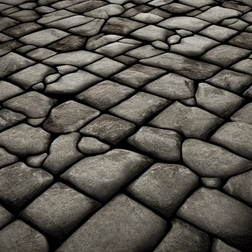 Prompt: photorealistic cobblestone the rock johnson. hyperdetailed photorealism, 1 0 8 megapixels, amazing depth, glowing rich colors, powerful imagery, 3 d finalrender, 3 d shading, cinematic lighting, artstation concept art