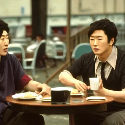 Image similar to movie still of son heung-min as knish in rounders,