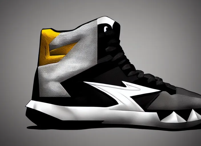 Prompt: basketball sneakers concept of wolverine, trending on artstation, smooth, sharp focus