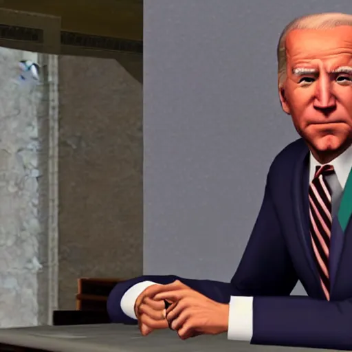 Image similar to joe biden as a gta 5 character