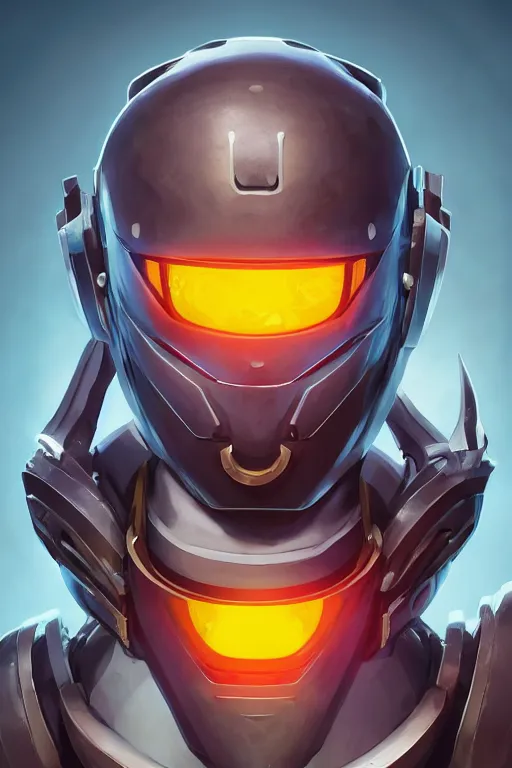 Image similar to epic mask helmet robot ninja portrait stylized as fornite style game design fanart by concept artist gervasio canda, behance hd by jesper ejsing, by rhads, makoto shinkai and lois van baarle, ilya kuvshinov, rossdraws global illumination radiating a glowing aura global illumination ray tracing hdr render in unreal engine 5