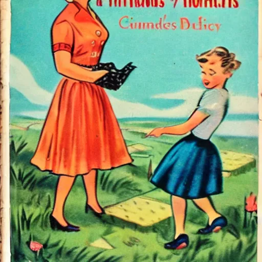 Prompt: a 1950s Childrens book