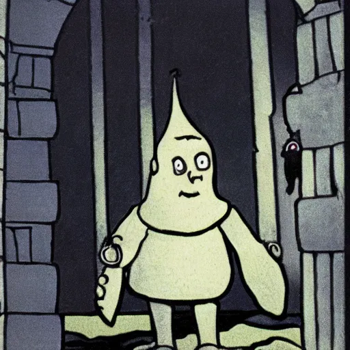 Prompt: count orlok in the moomin comics