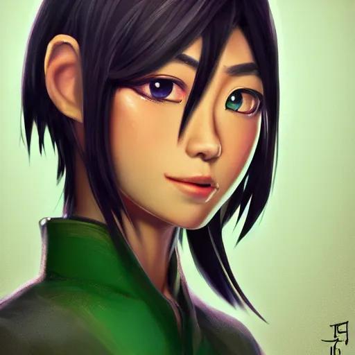 Image similar to highly detailed full body portrait of Toph Bei Fong, concept art, digital art, studio lightning, bright colors, intricate, masterpiece, photorealistic, hiperrealistic, sharp focus, high contrast, intricate, Artstation HQ, DeviantArt trending, 4k UHD, Unreal Engine 5