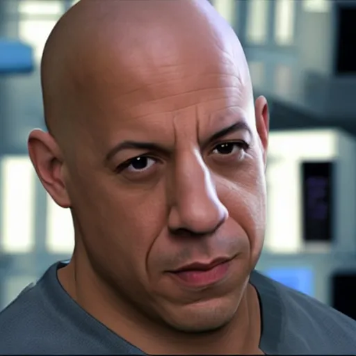 Image similar to vin diesel, as a character in mw 2