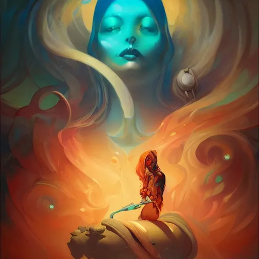 Image similar to mind wandering, warm color, Highly detailed labeled, poster, peter mohrbacher, featured on Artstation